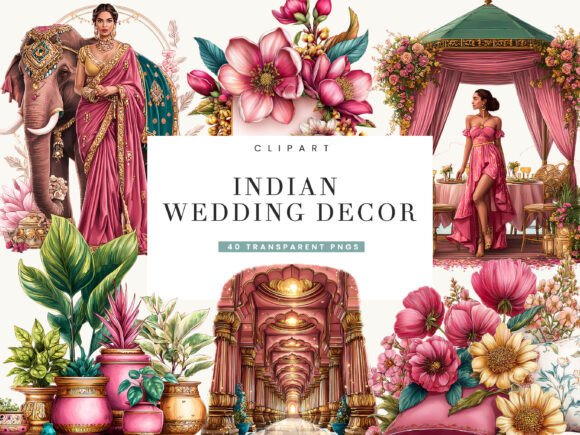Download Indian Wedding Decor Clipart - Wedding Collection