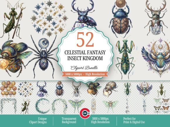 Download Celestial Ornate Fantasy Insect Kingdom - Celestial Collection
