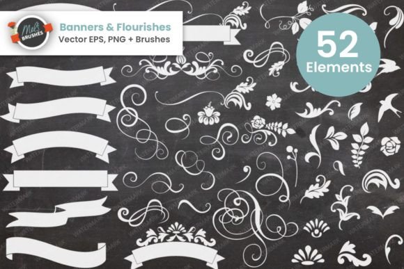 Download Banners &amp; Flourishes Vectors - Vectors Collection