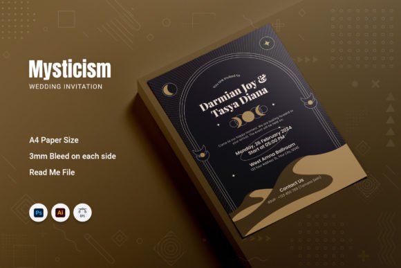 Download Mysticism Wedding Invitation - Wedding Collection